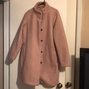 Old navy pink Teddy Coat